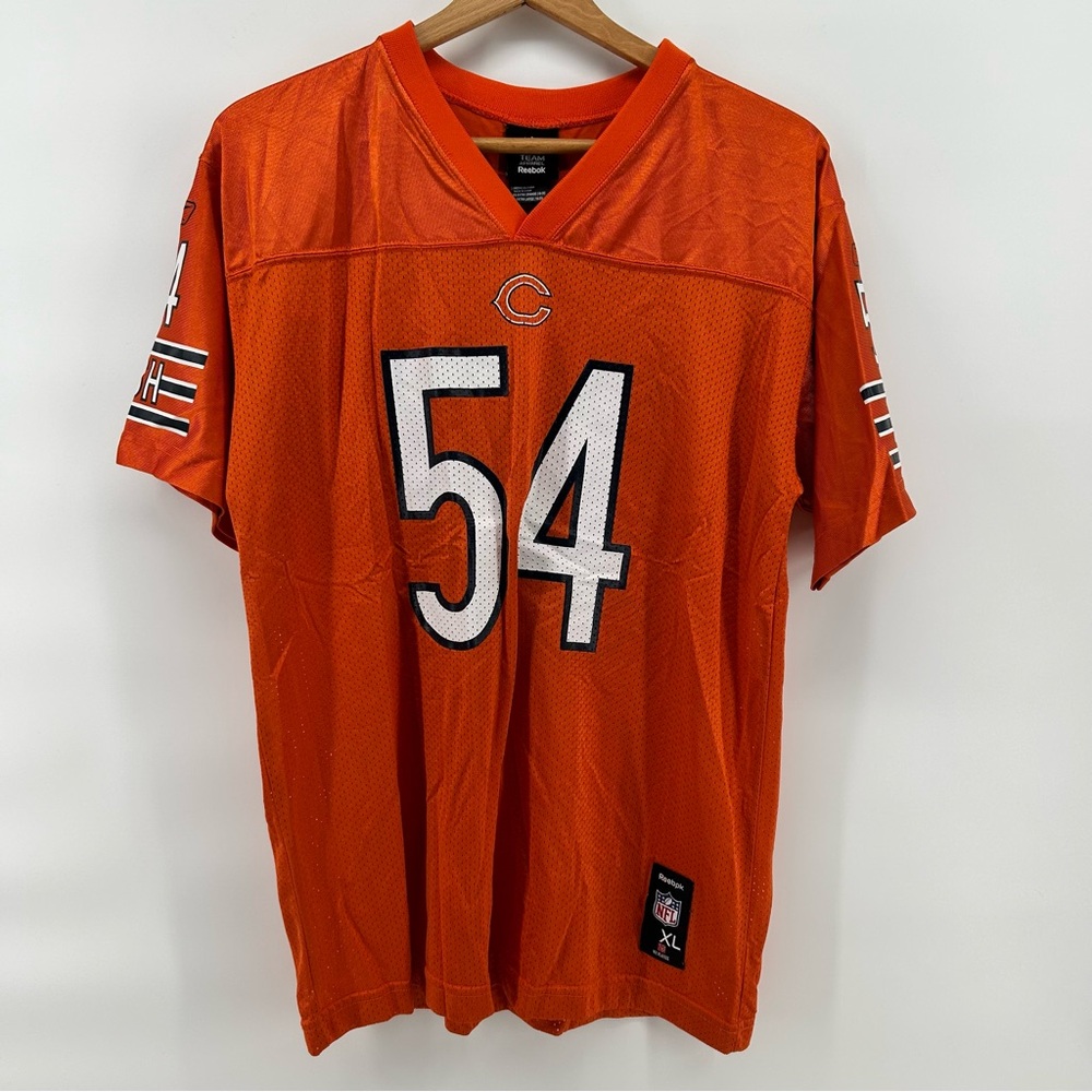 Reebok Chicago Bears‎ Brian Urlacher Football Jersey #54 Orange Youth XL 18/20